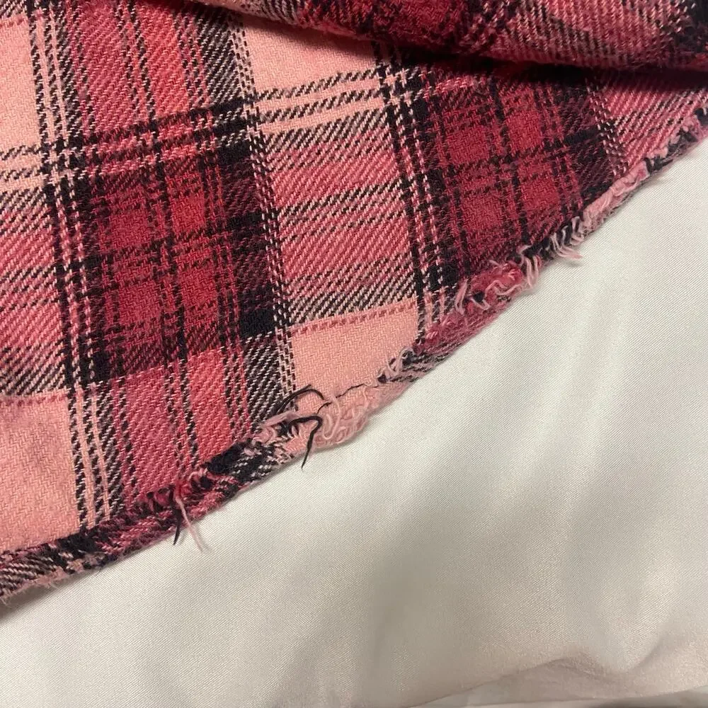 Canyon Creek Shirt Flannel Pink Size M Button Up Long Sleeve Soft Warm Button Up